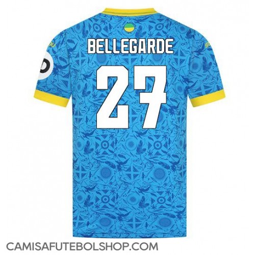 Camisa de time de futebol Wolves Jean-Ricner Bellegarde #27 Replicas 3º Equipamento 2025-26 Manga Curta